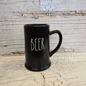 Rae Dunn "Beer" Ceramic Beer Stein